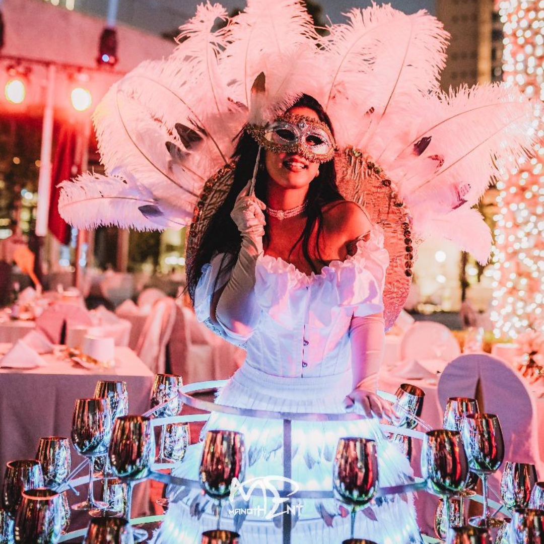 Champagne Dress & Hostesses